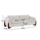 89"L Sofa - N771P345832M_ N771P345833M by HouseOfZazla