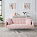 Teddy Fleece Sofa Bed With Luxurious Throw Pillows by HouseOfZazla
