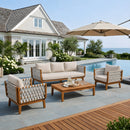 4 Pcs Outdoor Patio Furniture Set