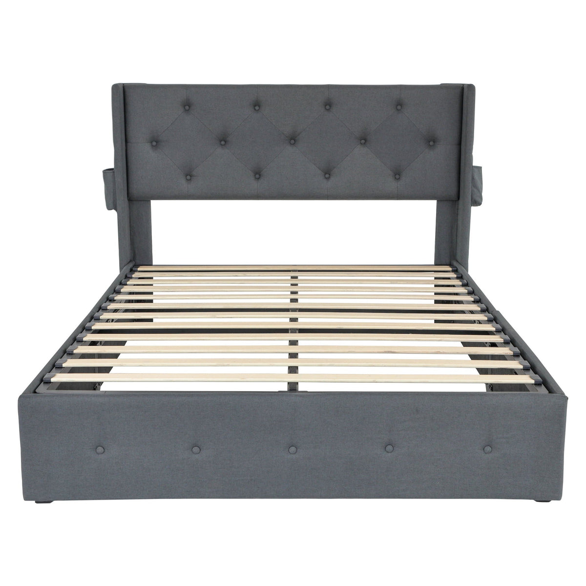 Bed With Gas Lift Storage, USB Ports, photo 4 of 20