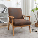 Wide Arm Chair - Light Brown by HouseOfZazla