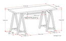 Sawhorse - Handcrafted Desk by HouseOfZazla