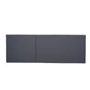 2" Thick Chaise Lounge Cushion in Dark Grey by HouseOfZazla