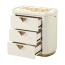 La Pierre - 3 Drawer Nightstand - Beige