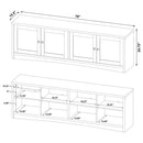 Lunetta - 4 Door TV Stand