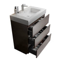 Alice - Bathroom Vanity With Large Storage Freestanding Bathroom Vanity, Sink For Modern Bathroom, One-Piece Sink Basin Without Drain And Faucet by Unique Piece Furniture