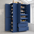 TOPMAX 73.6" Tall Farmhouse Kitchen Pantry Cabinet with 8 Shelves by HouseOfZazla