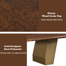 Jamonica - Dining Table - Brown / Gold by Unique Piece Furniture