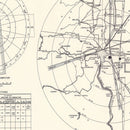 Vintage Map of the Lowry Air Force Base Vicinity, 1952