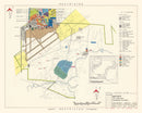 Vintage Map of Mather Air Force Base, 1952