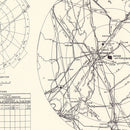 Vintage Map of the Mather Air Force Base Vicinity, 1952