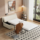 Twin Size Folding Ottoman Sleeper Bed With Mattress Convertible Guest Bed by Unique Piece Furniture