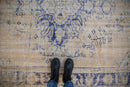6.5x9.5 Vintage Distressed Oushak Carpet
