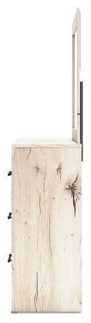 Lawroy - Dresser And Mirror - Light Natural