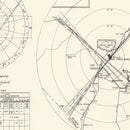 Vintage Map of the Nellis Air Force Base Vicinity, 1951
