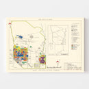 Vintage Map of Parks Air Force Base, 1951