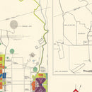Vintage Map of Parks Air Force Base, 1951