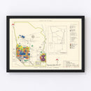 Vintage Map of Parks Air Force Base, 1951