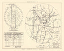 Vintage Map of the Perrin Air Force Base Vicinity, 1952