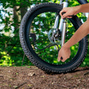 Mini Bike Pump Portable Bicycle Tire Inflator Ball Air Pump w/ Mount Frame For Mountain Road Bike