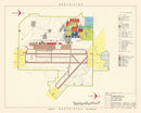 Vintage Map of Pinecastle Air Force Base, 1952