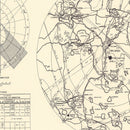 Vintage Map of the Pinecastle Air Force Base Vicinity, 1952