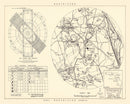 Vintage Map of the Pinecastle Air Force Base Vicinity, 1952