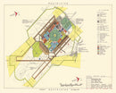 Vintage Map of Randolph Air Force Base, 1950