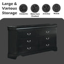 Louis Philippe III - Dresser, Durable Construction by Unique Piece Furniture