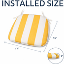 Outdoor Patio Chair Cushions (Set of 4) - Black
