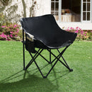 2 Pieces Outdoor Camping Chairs Folding / Portable, Comfortable Seating, Durable Steel Fram by HouseOfZazla