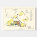 Vintage Map of San Marcos Air Force Base, 1951