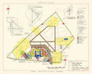 Vintage Map of San Marcos Air Force Base, 1951