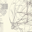 Vintage Map of the San Marcos Air Force Base Vicinity, 1951
