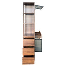 70.87"H Tall Storage Cabinet with Multi-Functional Storage Space by HouseOfZazla