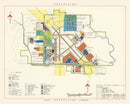 Vintage Map of Scott Air Force Base, 1952
