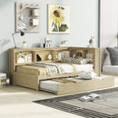 Daybed With Trundle, Storage Cabinets, USB Ports by HouseOfZazla