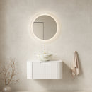DINA 30" Bathroom Vanity & Sink with Floating Curved Edges by HouseOfZazla