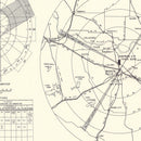 Vintage Map of the Sheppard Air Force Base Vicinity, 1952