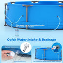 690/978/1158/1617 Gal Outdoor Family Swimming Pool with Metal Frame by LJGDeals