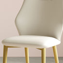 Dining Chairs (Set of 2) - Beige / Gray by HouseOfZazla