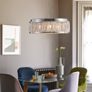 Modern Crystal Chandelier - 19 Inches