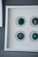 Set of 2 Shadow Box Wall Décor with Agate by HouseOfZazla