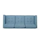 Jenny Contemporary Tufted Fabric 3 Seater Sofa by HouseOfZazla