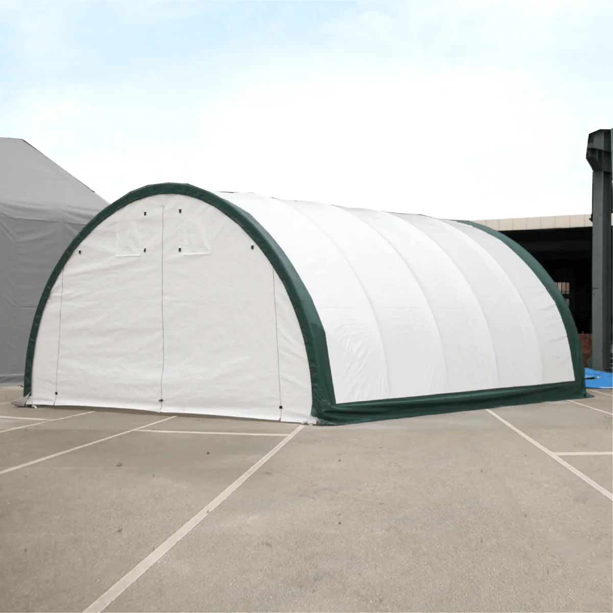 Single Truss Arch Storage PE Shelter, photo 13 of 17