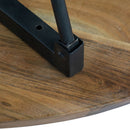 Oval Coffee Table - Brown by HouseOfZazla