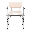 Commode Chair with Padded Seat and Adjustable Height by HouseOfZazla