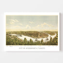 Vintage Map of McKeesport, Pennsylvania 1893