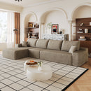 135" Cloud Sectional Couch with L-Shape Chaise