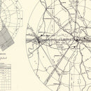 Vintage Map of the Maxwell Air Force Base Vicinity, 1952